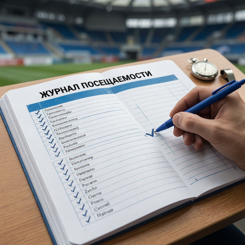 Как вести журнал посещаемости на соревнованиях